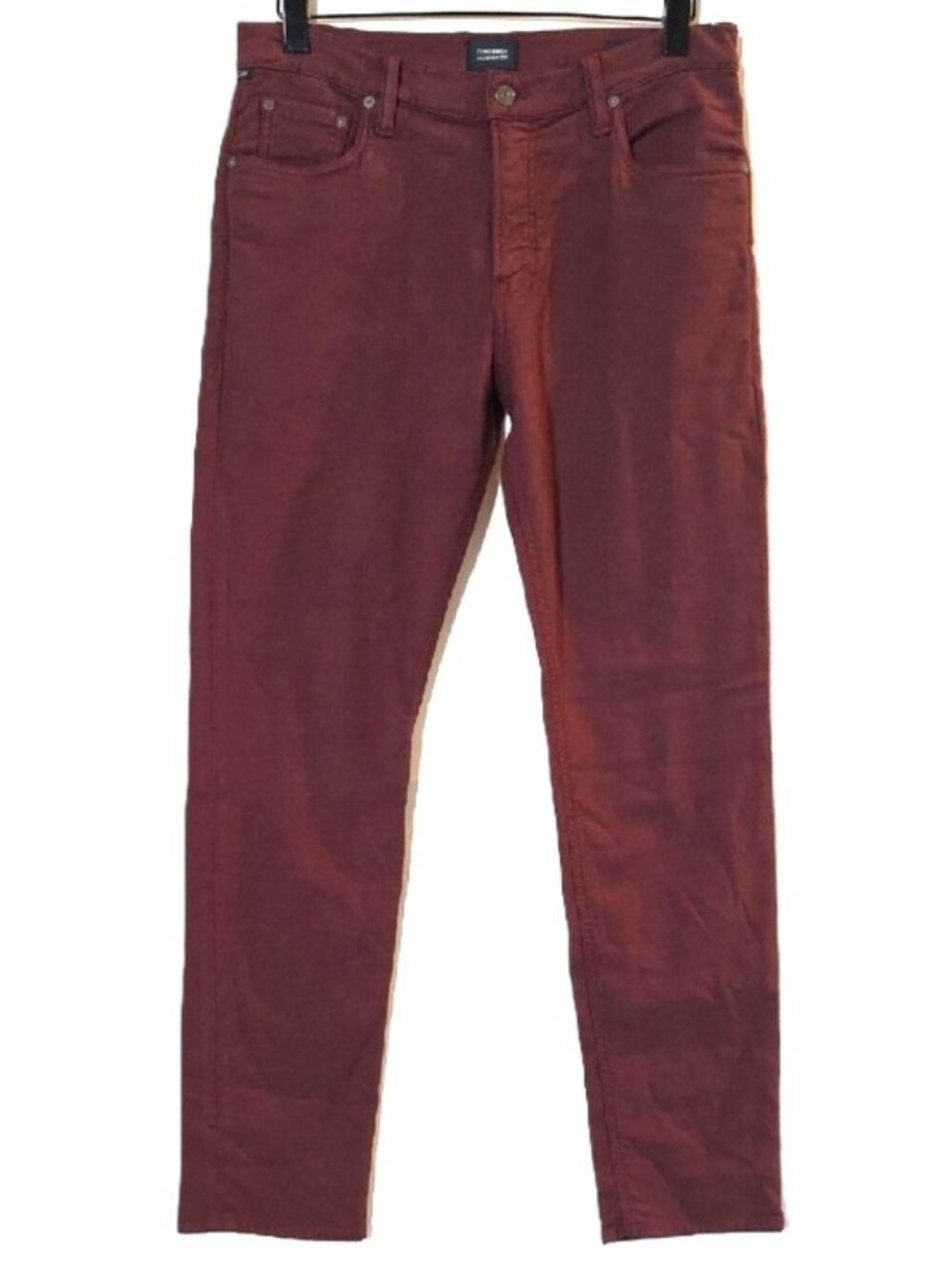 NEW $238 CITIZENS OF HUMANITY FRENCH TERRY PANTS IN WINE SIZE W32